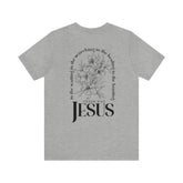 Sandjest Christian T-Shirt in the Waiting in the Searching in the Healing in the Hunting There Was Jesus Gift for Women Girl Friends